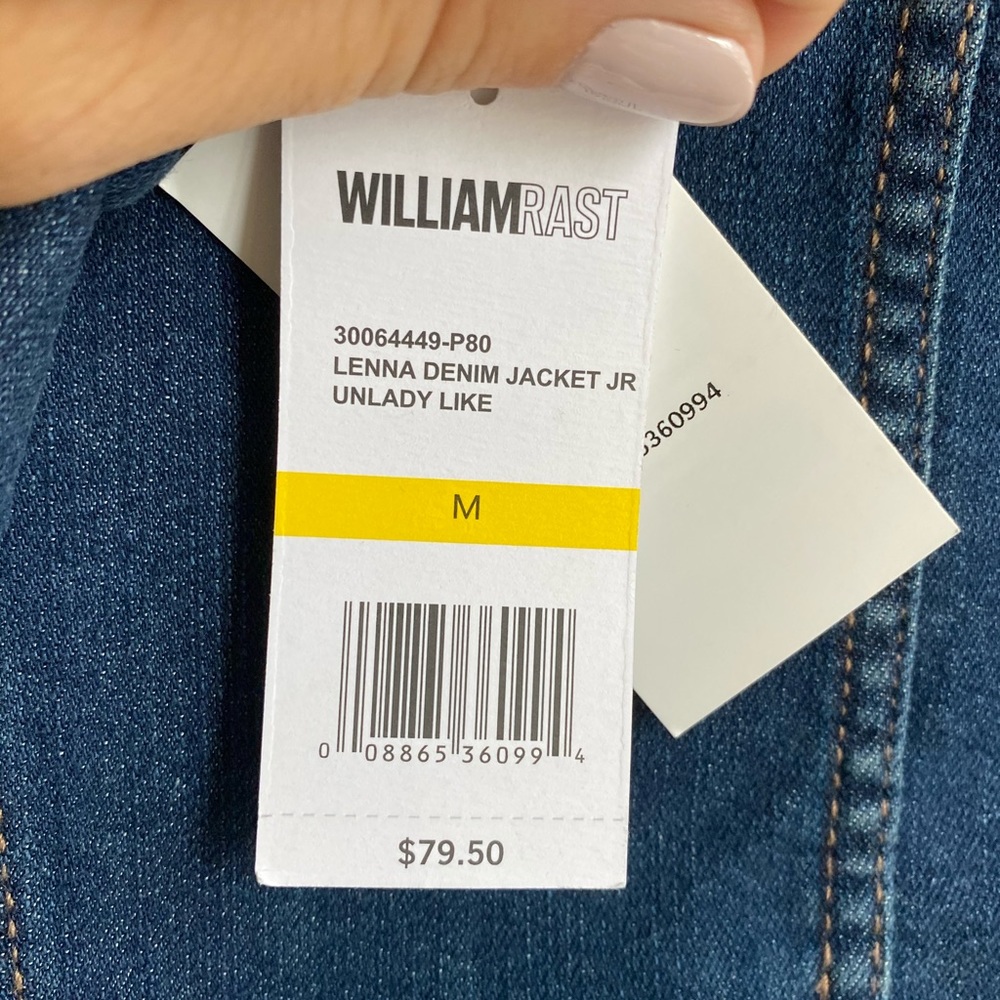 - NWT William Rast size Medium Womans Denim … - Picture 6 of 7
